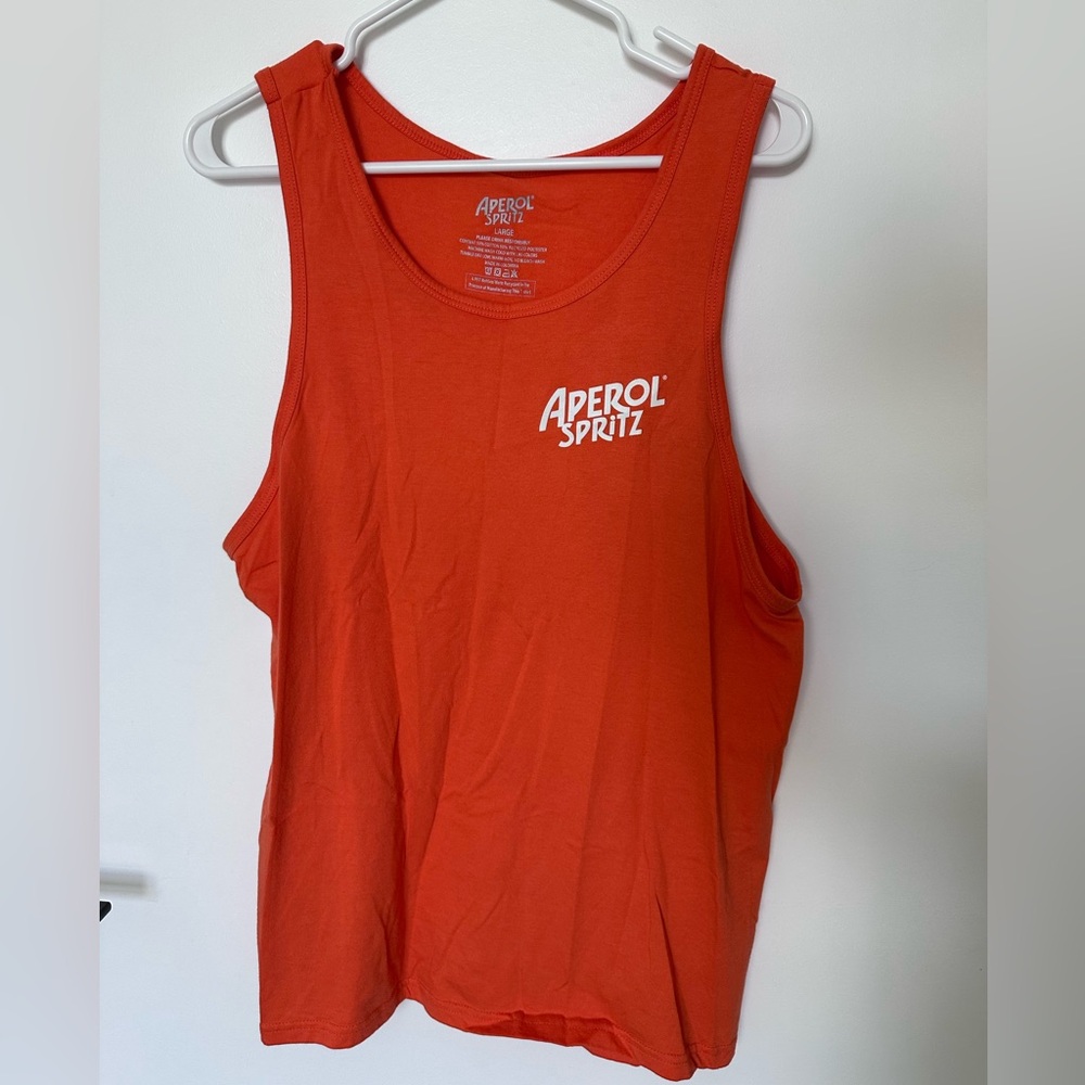 Aperol Spritz Orange Tank Top Large